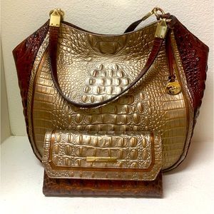 Brahmin Marianna Provence & Checkbook Wallet